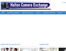 Tablet Screenshot of haltoncamera.com